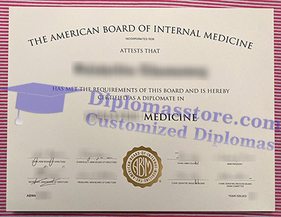 ABIM diploma