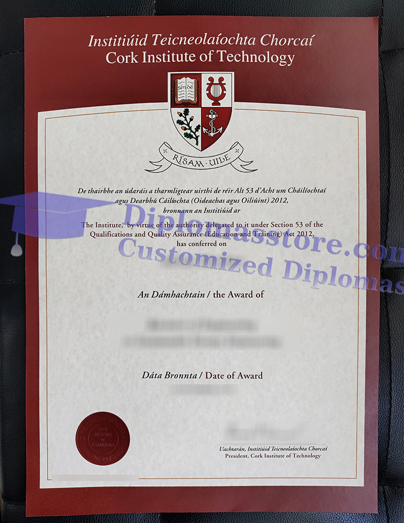 Cork Institute of Technology degree, Cork Institute of Technology certificate,