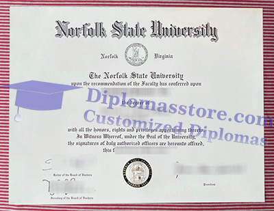 Norfolk State University certificate