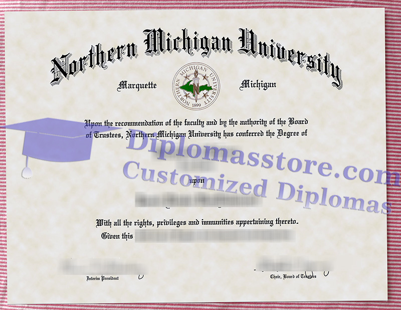 Northern Michigan University diploma, Northern Michigan University degree,