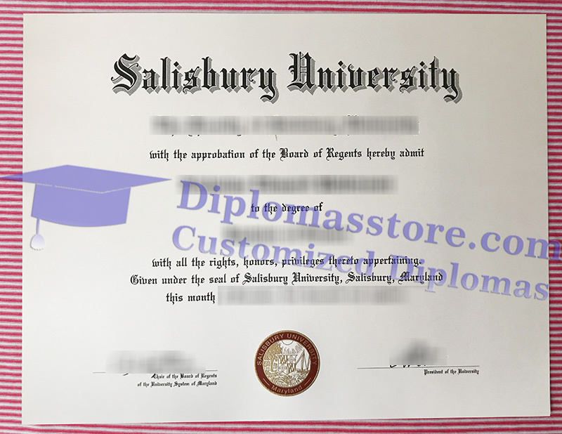 Salisbury University diploma, Salisbury University degree,