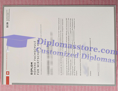 Schweizerisches Institut für Betriebsokonomie certificate