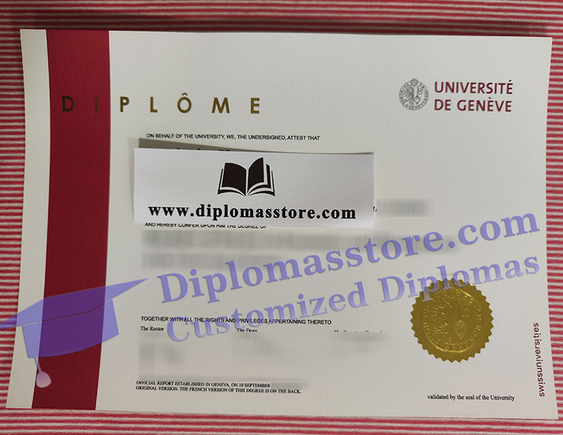 University of Geneva degree, UNIGE diploma,