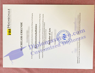 VWA Hochschule diploma