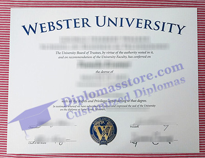 Webster University degree