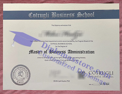 Cotrugli Business School certificate