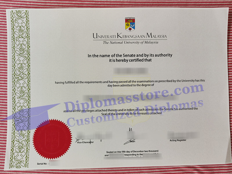 Universiti Kebangsaan Malaysia degree, UKM diploma,