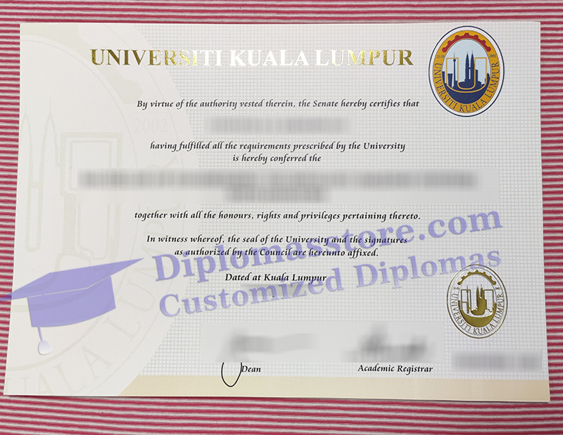 Universiti Kuala Lumpur degree, UniKL diploma,