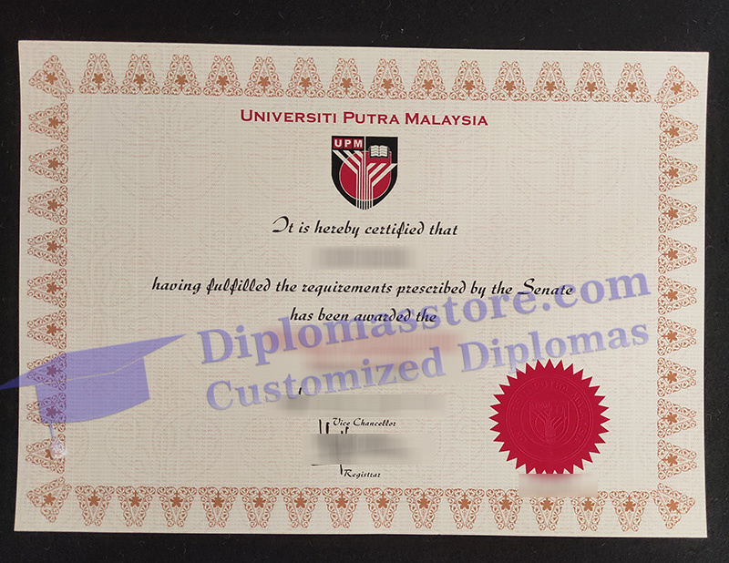 Universiti Putra Malaysia degree, UPM diploma,