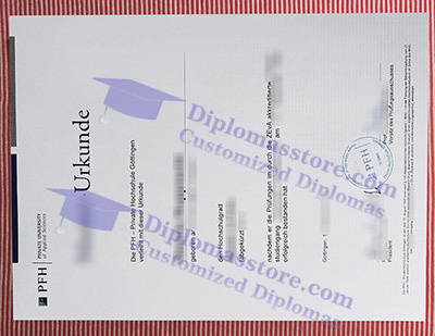 PFH Private Hochschule Göttingen diploma