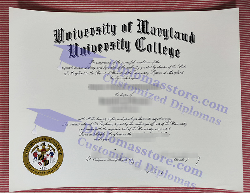 University of Maryland University College degree, UMUC diploma,