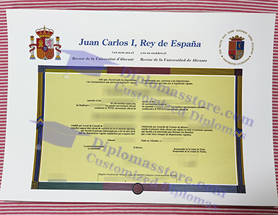 Universidad de Alicante degree