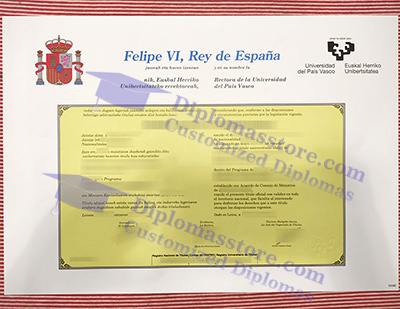 Universidad del País Vasco degree