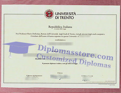 Università di Trento degree