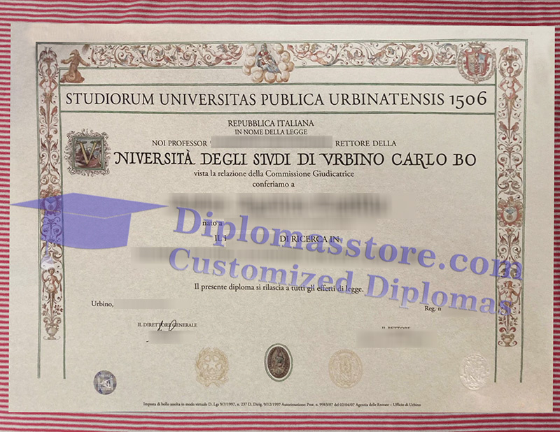 Università di Urbino Carlo Bo laurea, Università di Urbino Carlo Bo diploma,