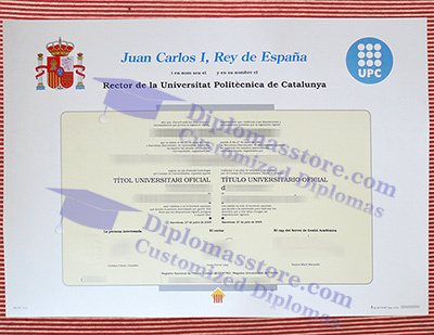 UPC diploma, Universitat Politecnica de Catalunya degree,