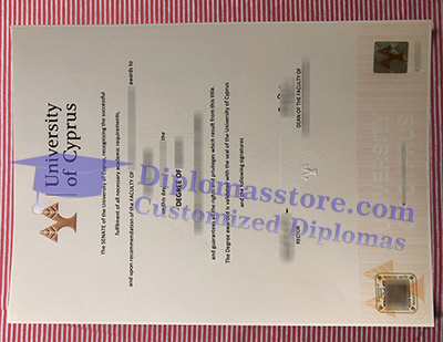 University of Cyprus certificate