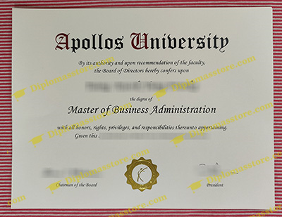 Apollos University degree