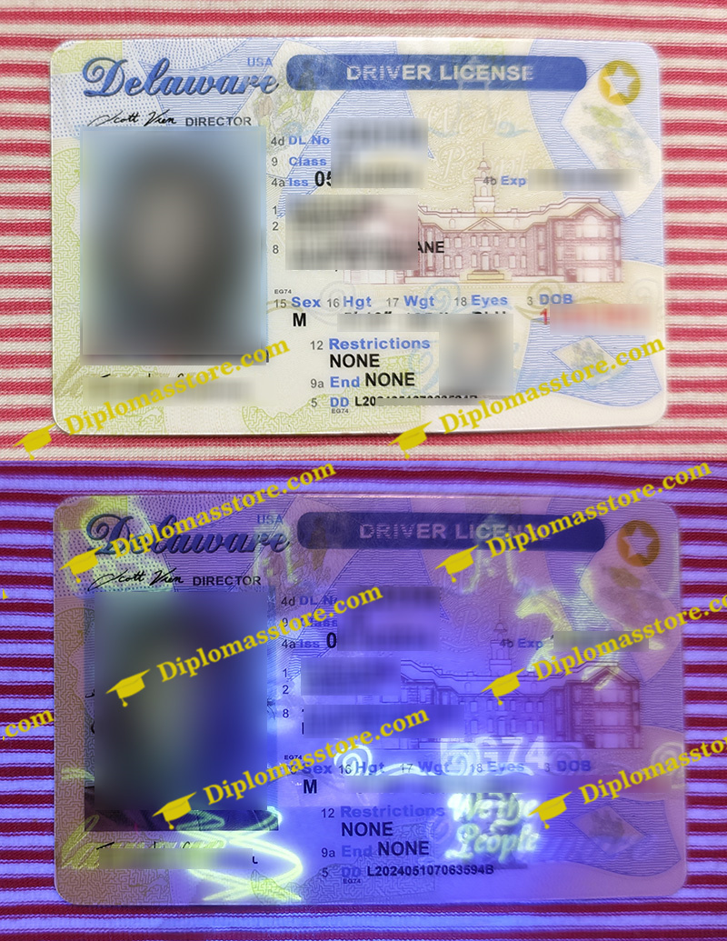 Delaware ID card, Delaware driver licence,