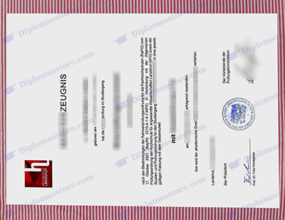 Hochschule Landshut certificate