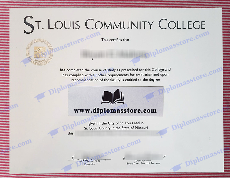 St. Louis Community College diploma, St. Louis Community College certificate,