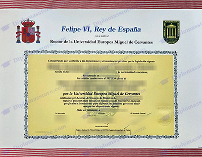 Universidad Europea Miguel de Cervantes degree