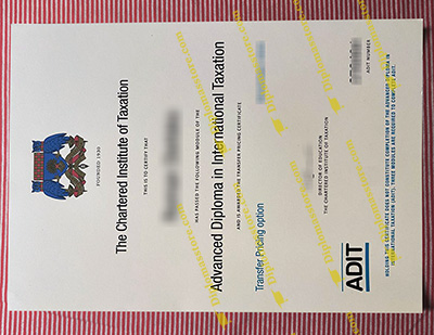 Chartered Institute of Taxation certificate