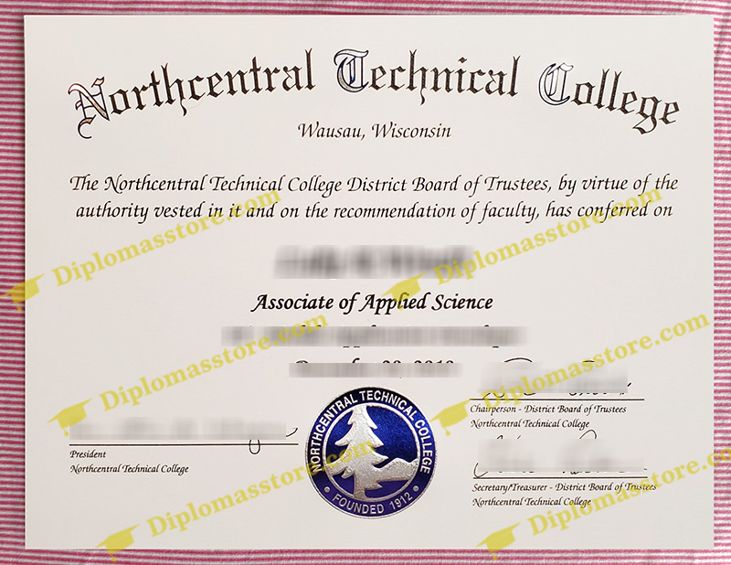 Northcentral Technical College diploma, Northcentral Technical College associate degree,